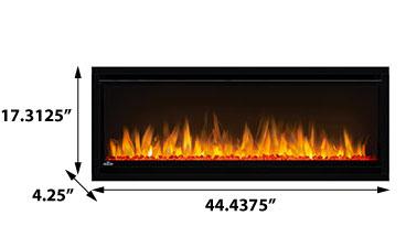 Napoleon Alluravision 42" Slimline Electric Fireplace