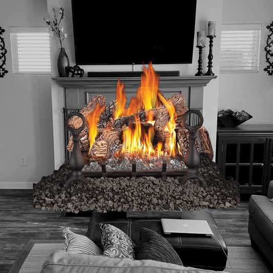 Napoleon Fiberglow Natural Gas Log Set - 30" (Vented)