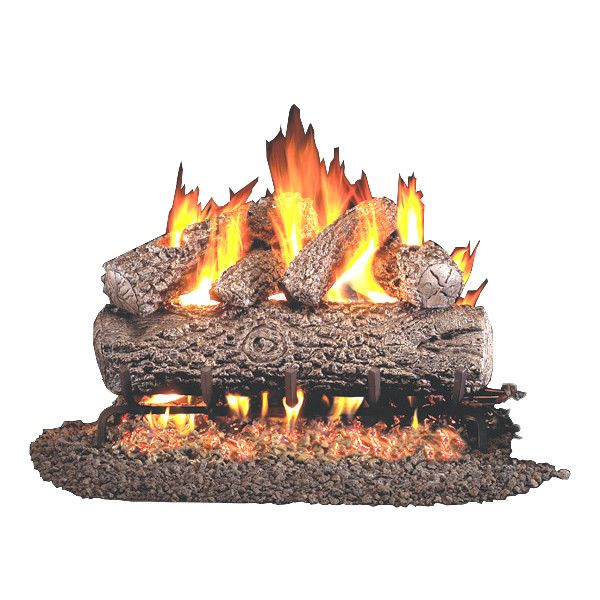 Ventis Allegheny Oak Natural Gas Log Set - 18" (Vented) (Burner Included)
